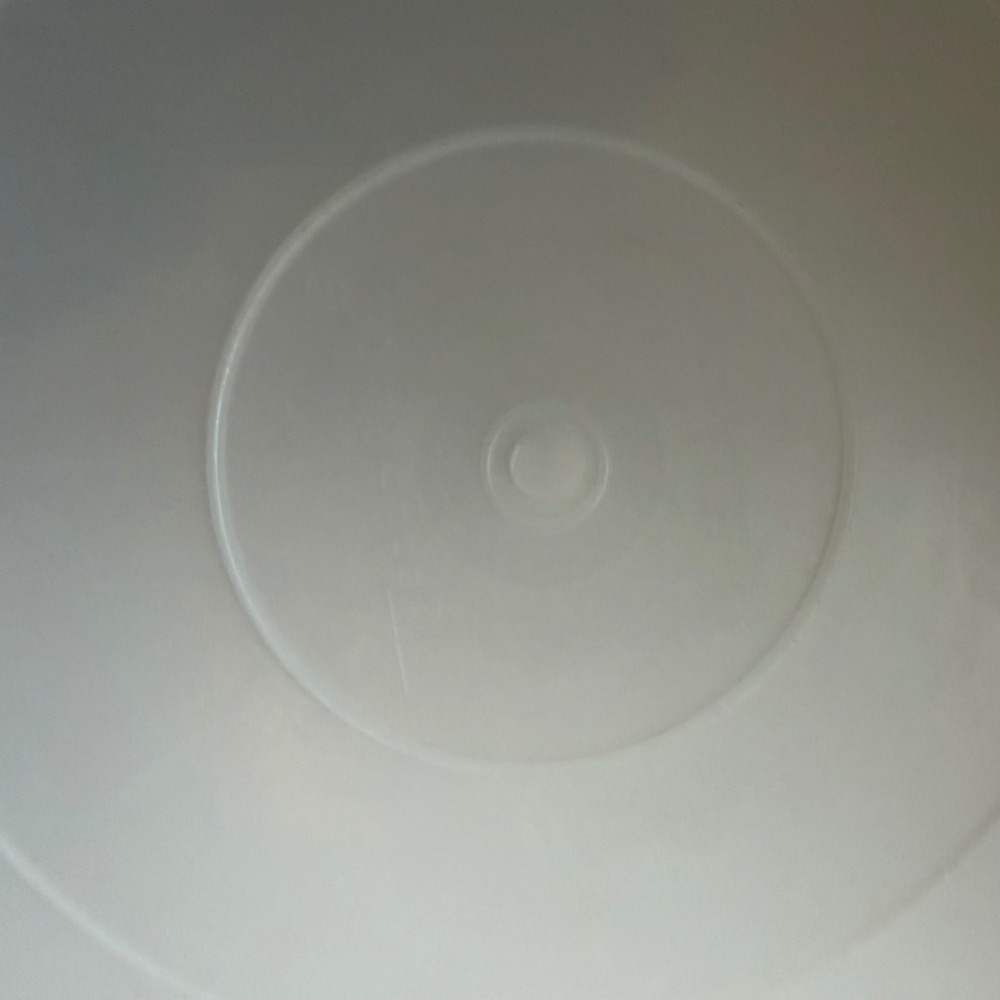Vintage Tupperware Fix N Mix Bowl 274-2 Sheer White Large Round 26 Cup with Lid - Picture 4 of 5